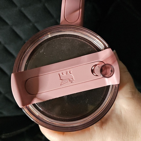 Stanley Dark Pink/Mauve Travel Mug with Handle And Lid 40oz - Picture 4 of 6